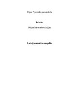 Referāts 'Latvijas pilis', 1.