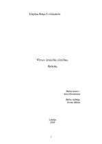 Referāts 'Vīrusu izraisītās slimības', 1.