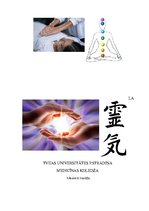 Referāts 'Reiki - referāts un prezentācija', 1.