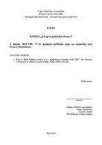 Eseja 'Absolūtisma ietekme uz 18. gs. procesiem Eiropā', 1.
