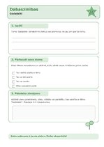 Paraugs 'Dabaszinības – daba, vide un apkārtējā pasaule', 5.