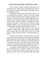 Eseja 'Latviešu progresīvās kustības un 1905.gada revolūcija', 1.