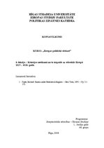 Konspekts 'Krievijas notikumi un to iespaids uz stāvokli Eiropā 1917.-1920.gadā', 1.