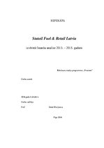 Referāts 'Uzņēmuma "Statoil Fuel & Retail Latvia" izvērstā finanšu analīze no 2013. līdz 2', 1.