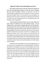 Referāts 'Comparison of Migration Issues of the United Kingdom and Latvia', 7.