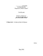 Eseja 'Juridisko profesiju atbildīgums', 1.