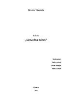 Referāts 'Pētera Aigara romāns "Lietuvēna dzīres"', 1.