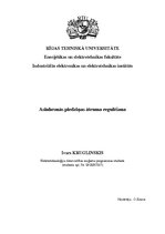 Referāts 'Asinhronās piedziņas ātruma regulēšana', 1.