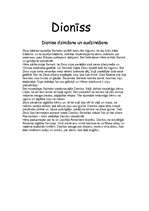 Referāts 'Dionīss', 1.
