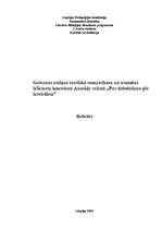 Referāts 'Galvenās atziņas tautiskā romantisma un atmodas laikmeta kontekstā Ausekļa rakst', 1.