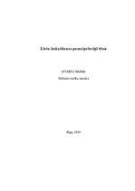 Referāts 'Lietu izskatīšanas pamatprincipi', 1.