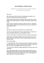 Konspekts 'Jānis Klīdzējs "Cilvēka bērns"', 1.