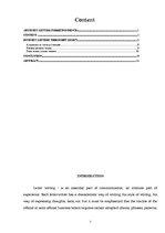 Referāts 'Business Letter Correspondence', 2.