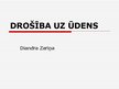 Prezentācija 'Drošība uz ūdens', 1.