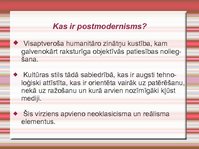 Prezentācija 'Postmodernisms', 2.
