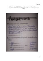 Diplomdarbs 'Veselīgs dzīvesveids” apguve dabaszinībās 3. klasē', 73.