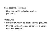 Prezentācija 'Palīdzība nelaimes gadījumos', 2.