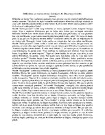 Eseja 'Mīlestības un mantas tēmas risinājums Rūdolfa Blaumaņa novelēs', 1.