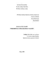 Diplomdarbs 'Prezidenta loma Baltijas valsīs', 1.