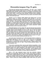 Konspekts 'Ekonomiskā izaugsme 20.gadsimta 90.gados', 1.