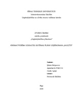 Referāts 'Grāmatvedības uzskaites sistēmas plāns uzņēmumam "Saulīte"', 1.