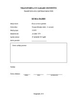 Konspekts 'Krava un kravu apstrāde. Transportlīdzekļa ielāde', 1.