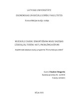 Referāts 'Muzikālo darbu izmantošana masu saziņas līdzekļos, tiesību akti, problēmgadījumi', 1.