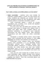 Referāts 'Latvijas Republikas pilnīgas suverenitātes un neatkarības atzīšanas tiesiskie as', 1.