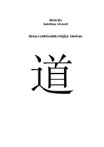 Referāts 'Daoisms', 1.