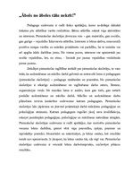 Konspekts 'Skolotāja kompetence un ētika pirmsskolā', 1.