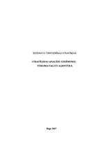 Referāts 'Stratēģijas analīze uzņēmumā - Tūrisma Valsts Aģentūrā', 1.