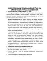 Referāts 'Mārketinga informācijas sistēma un mārketinga pētījumi uzņēmumā', 1.