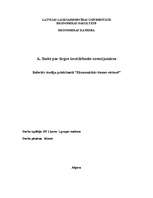 Referāts 'Ā.Smits par tirgus izveidošanās nosacījumiem', 1.