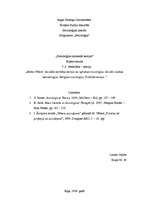 Konspekts 'Makss Vēbers. Sociālās darbības teorija un izpratnes socioloģija. Sociālo zinātņ', 1.