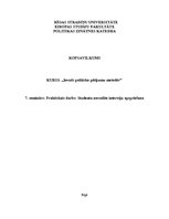 Konspekts 'Praktiskais darbs: studentu novadīto interviju apspriešana', 1.