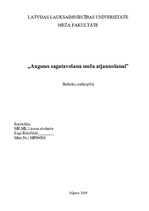 Referāts 'Augsnes sagatavošana meža atjaunošanai', 1.