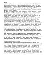 Eseja 'Planning and Ethics', 1.