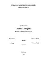 Biznesa plāns 'Biznesa plāns interneta kafejnīcai', 1.