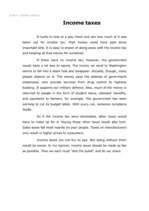 Eseja 'Income Taxes', 1.