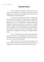 Eseja 'Income Taxes', 2.