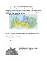 Konspekts 'Latvijas vēstures apkopojums', 1.