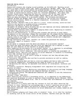 Eseja 'Teaching Social Skills', 1.