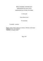 Konspekts 'Televīzijas sižeta veidošana', 1.