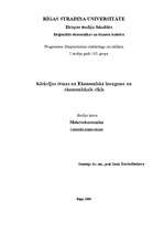 Konspekts 'Ekonomiskā izaugsme un ekonomiskais cikls', 1.