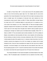 Referāts 'Why Would Anyone Be Opposed to the Universal Declaration of Human Rights?', 1.