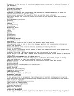 Konspekts 'Business Management', 1.