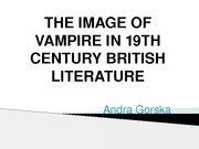 Diplomdarbs 'The Image of Vampire in 19th Century British Literature', 93.