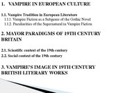 Diplomdarbs 'The Image of Vampire in 19th Century British Literature', 97.