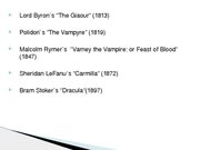 Diplomdarbs 'The Image of Vampire in 19th Century British Literature', 98.