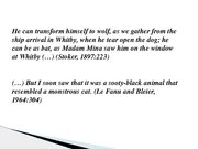 Diplomdarbs 'The Image of Vampire in 19th Century British Literature', 105.